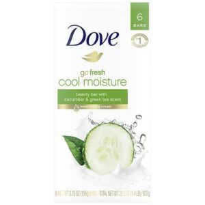 Dove Go Fresh Beauty Bars Cucumber and Green Tea - 3.75 oz x 6 pack