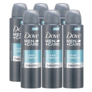 Dove Men + Care Clean Comfort Spray, 6 Pk