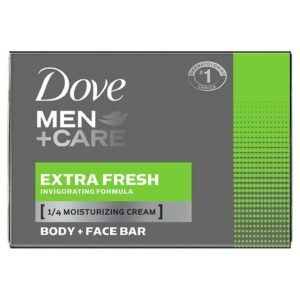 Dove Men+Care Body and Face Bar Extra Fresh - 4.0 oz x 2 pack