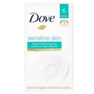 Dove Moisturizing Beauty Bar Sensitive Skin - 3.75 oz x 6 pack