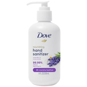Dove Nourishing Hand Sanitizer Lavender and Chamomile - 8.0 fl oz