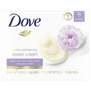 Dove Purely Pampering Beauty Bars Sweet Cream and Peony - 4.0 oz x 8 pack