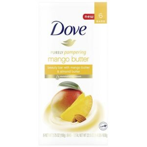 Dove With Mango Butter Beauty Bars - 3.75 Oz x 6 pack