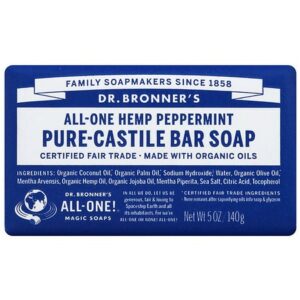 Dr. Bronner's Bar Soap, Peppermint Peppermint - 5.0 oz