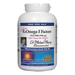 Dr. Murray's Ultra Rx Omega 3 Factors - EPA/DHA 900 MG with Vitamin D3 (150 Softgels)