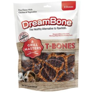 DreamBone Grill Master's T-Bones Rawhide Free - 7.9 oz