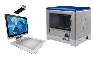 Dremel 3D Printer with HP Sprout All-In-One Desktop Computer