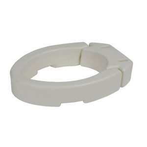 Drive Medical Hinged Toilet Seat Riser White - 1.0 ea