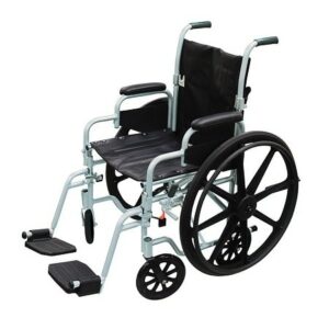 Drive Medical Poly-Fly High Strength Lightweight Wheelchair / Transport Chair 20" 20 Inch - 1.0 ea