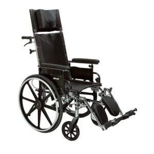 Drive Medical Viper Plus GT Full Reclining Wheelchair, Detachable Full Arms 16 inch Seat - 1.0 ea