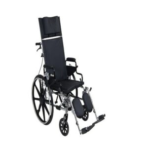 Drive Medical Viper Plus GT Reclining Wheelchair with Desk Arms 18" Seat - 1.0 ea