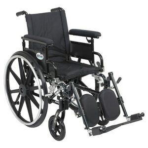 Drive Medical Viper Plus GT Wheelchair w Flip Back Removable Adjustable Full Arm and Leg Rest 16 Inch Seat - 1.0 ea