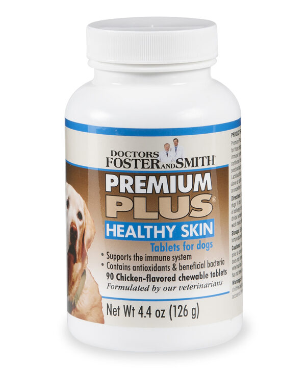 Drs. Foster and Smith Pet Supplements & Vitamins - 90-Ct. Dogs Premium Plus Healthy Skin Chewable Tablet