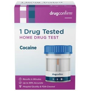DrugConfirm 1 Drug Tested Home Drug Cocaine Test - 1.0 ea