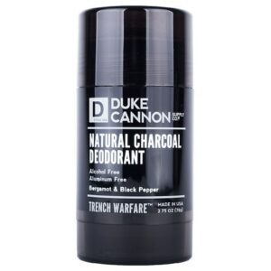Duke Cannon Trench Warfare Deodorant Bergamot & Black Pepper - 2.7 oz