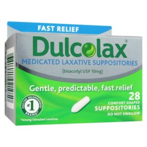 Dulcolax Laxative Comfort Shaped Suppositories - 28.0 ea