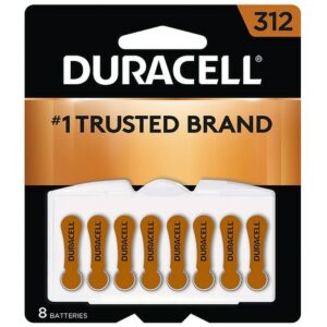 Duracell Hearing Aid Batteries Size 312 (brown) 312 - 8.0 ea