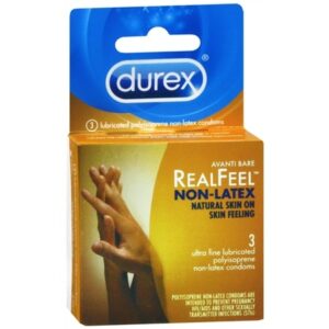 Durex RealFeel Non-Latex Condoms - 3.0 ea