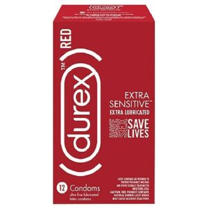 Durex Red Extra Sensitive Condoms - 12.0 ea