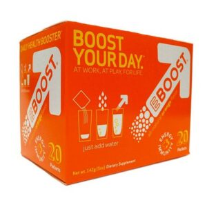 EBOOST Daily Health Booster Effervescent Powder Packets Orange - 0.25 oz x 20 pack