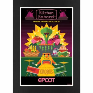 EPCOT Kitchen Kabaret Matted Print Official shopDisney