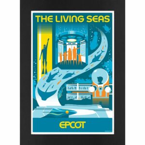 EPCOT The Living Seas Matted Print Official shopDisney