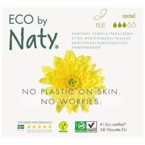 Eco by Naty Certified Thin Sanitary Pads Unscented - 15.0 ea