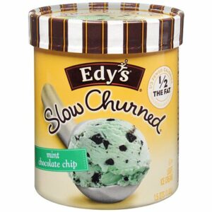 Edy's Slow Churned Light Ice Cream Mint Chocolate Chip - 48.0 oz