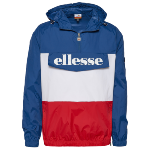 Ellesse Mens Ellesse Domani 1/4 Zip Jacket - Mens Blue/Red Size XXL