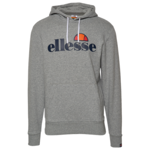 Ellesse Mens Ellesse Gottero SL Pullover Hoodie - Mens Grey/Black Size M