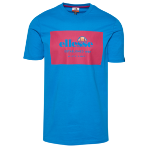 Ellesse Mens Ellesse Grosso T-Shirt - Mens Black/Pink Size M