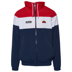 Ellesse Mens Ellesse Mattar Full-Zip Hoodie - Mens Navy/Red/White Size XL