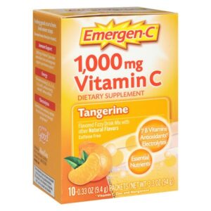 Emergen-C Dietary Supplement Fizzy Drink Mix With 1000mg Vitamin C - 0.32 oz