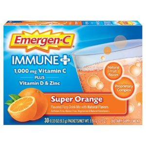 Emergen-C Immune + Dietary Supplement Fizzy Drink Mix With Vitamin D - 0.33 oz x 30 pack