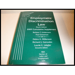 Employment Discrim. Law-2009 Supplement