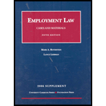 Employment Law : Cases and Materials -06 Supplement