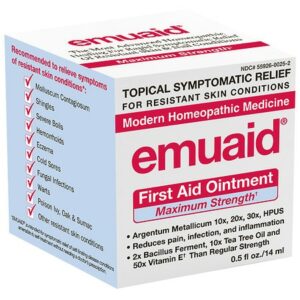 Emuaid First Aid Ointment, Maximum Strength - 0.5 oz