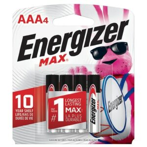 Energizer Alkaline Batteries AAA - 4.0 ea