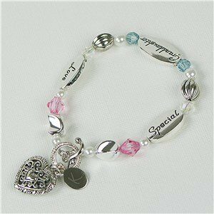 Engraved Granddaughter bracelet