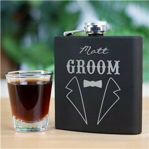 Engraved Groomsmen Flask