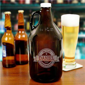 Engraved Groomsmen Growler