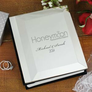 Engraved Honeymoon Photo Album