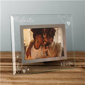 Engraved Just the Two Of Us Glass Picture Frame