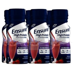 Ensure Nutrition Shake Strawberry, 8 fl oz - 8.0 fl oz x 6 pack