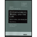 Entertainment, Media and Law-2009 Supplement