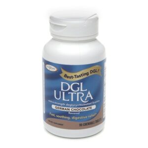 Enzymatic Therapy DGL Ultra Chewable Tablets German Chocolate - 90.0 ea