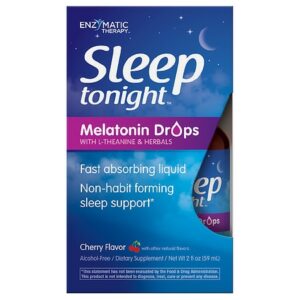 Enzymatic Therapy Sleep Tonight Melatonin Drops Cherry - 2.0 fl oz