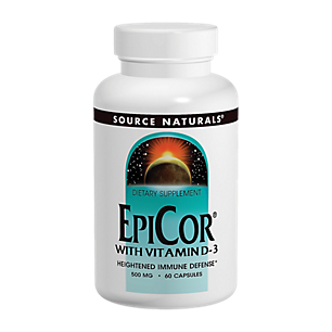 EpiCor with Vitamin D3 for Heightened Immune Defense - 500 MG (60 Capsules)