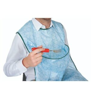 Essential Medical 3 Position Vinyl Crumb Catcher Clothing Protector - 1.0 ea