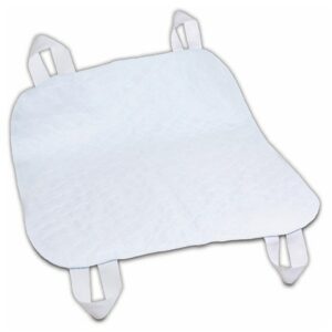 Essential Medical 34" x 35" Brushed Polyester Reusable Underpad with Positioning Straps - 1.0 ea